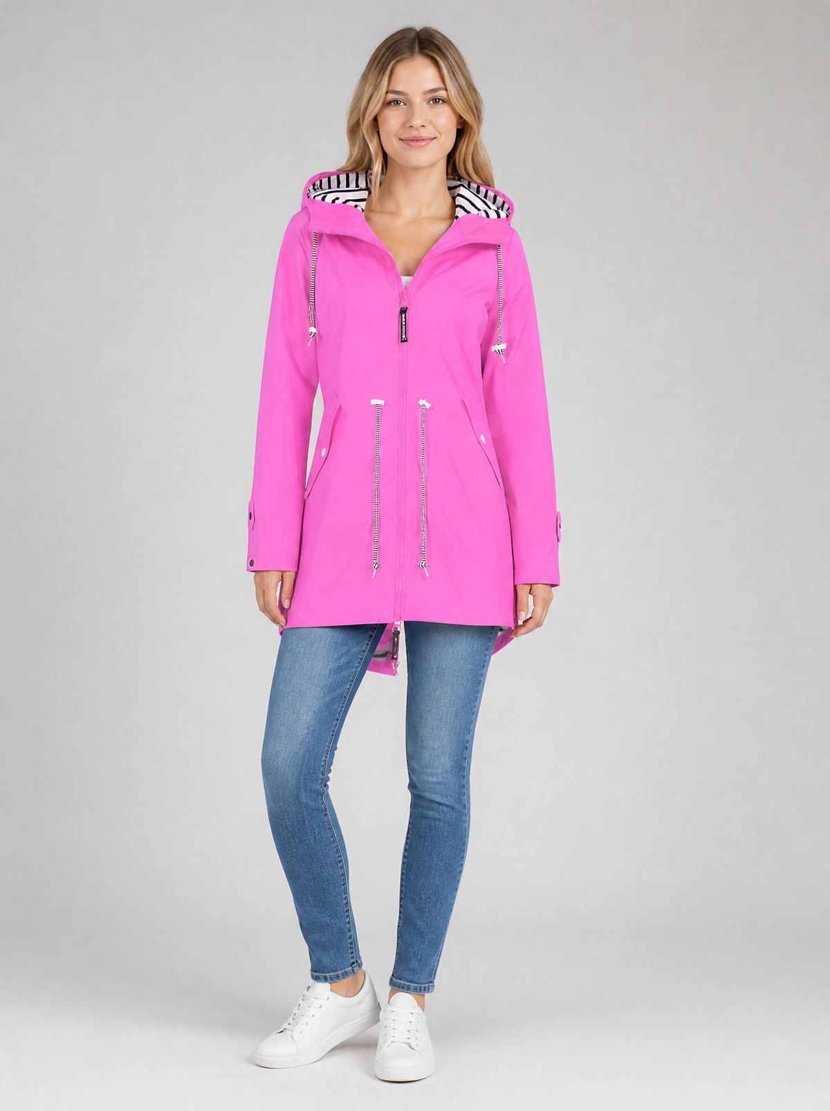 Long Hooded Rain Jacket, main photo