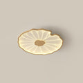 Lotus Leaf Wood Grain Ceiling Lamp, view 2