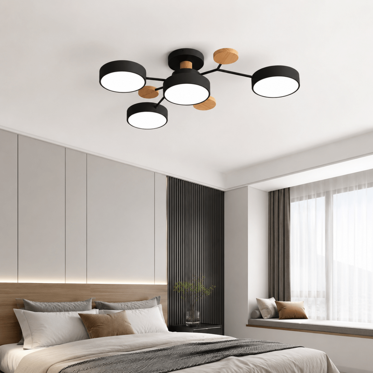 Round Shade LED Ceiling Light, view 1