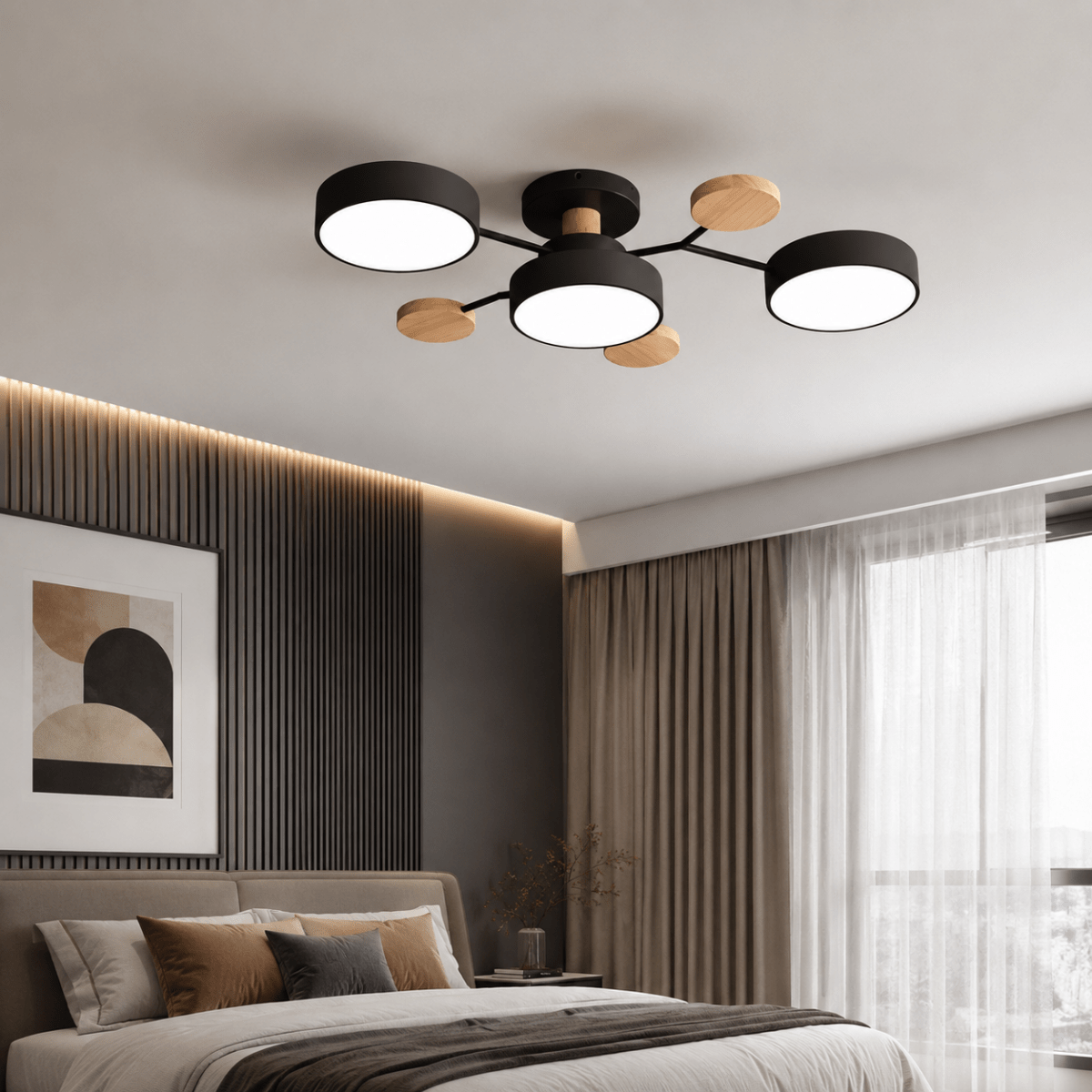 Round Shade LED Ceiling Light, view 5