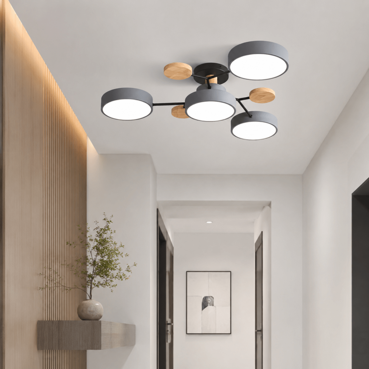 Round Shade LED Ceiling Light, view 6