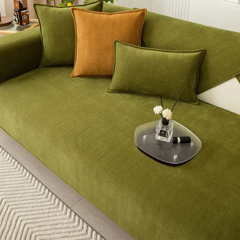 Non-Slip Chenille Sofa Cover, view 11