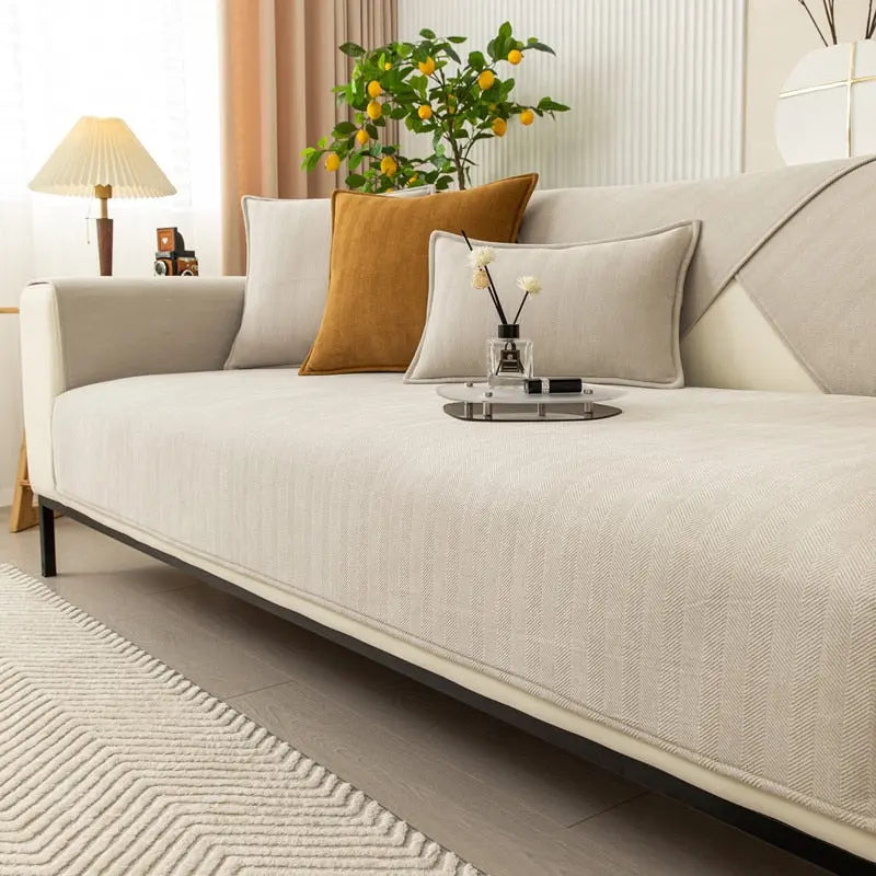 Non-Slip Chenille Sofa Cover, view 2
