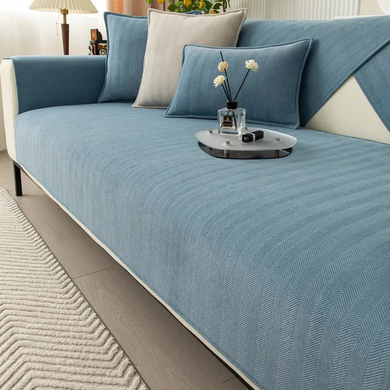 Non-Slip Chenille Sofa Cover, view 3
