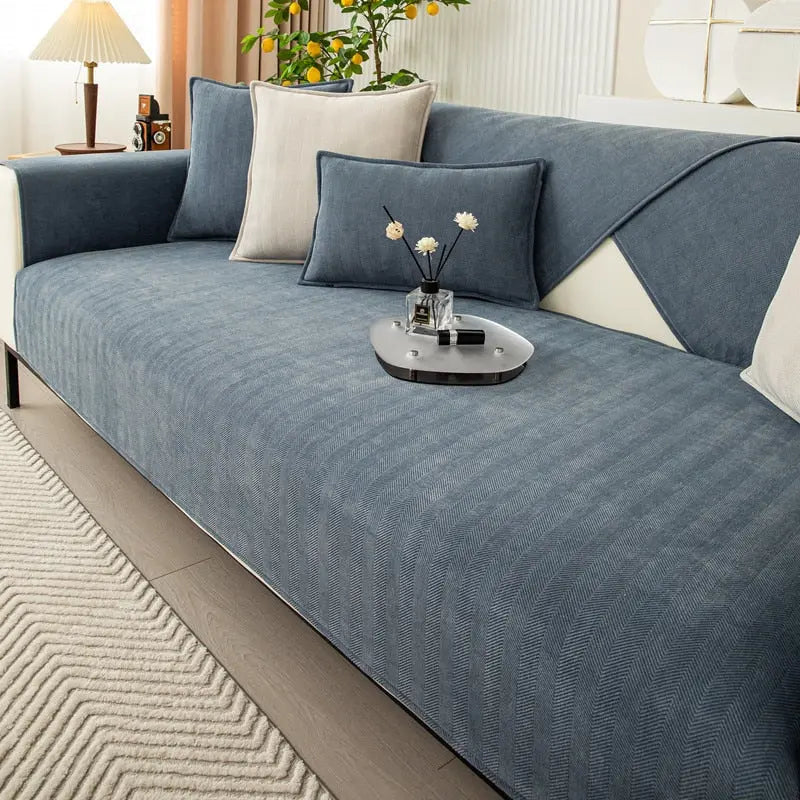 Non-Slip Chenille Sofa Cover, view 4