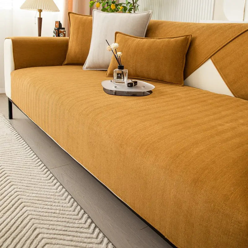 Non-Slip Chenille Sofa Cover, view 6