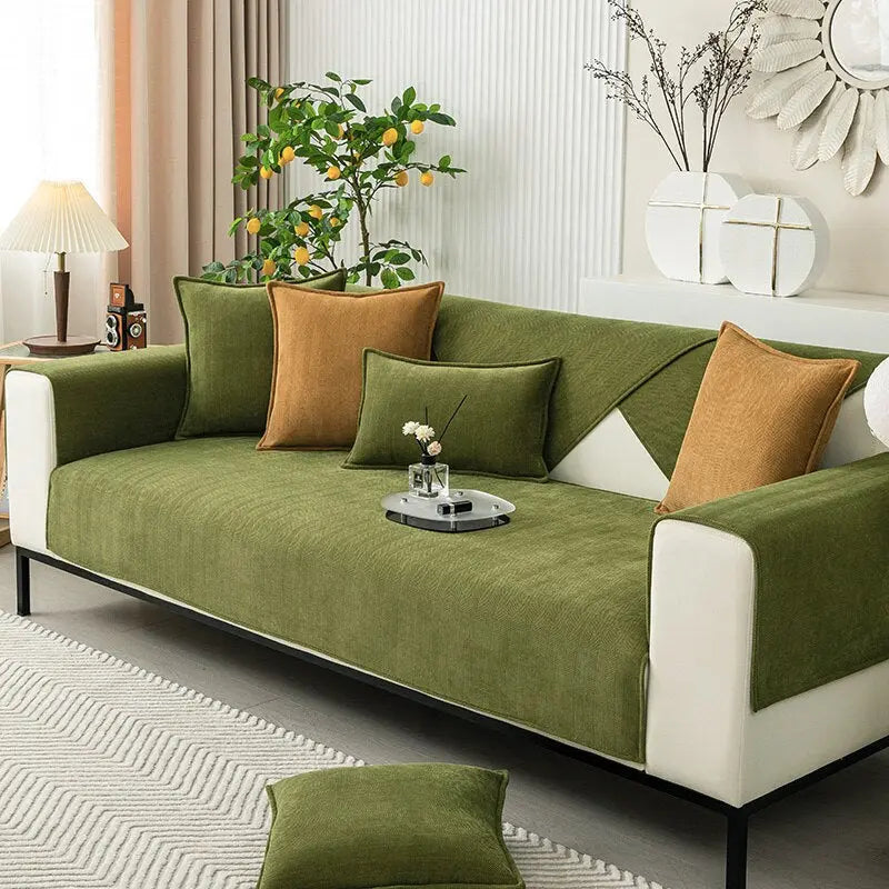 Non-Slip Chenille Sofa Cover, view 7
