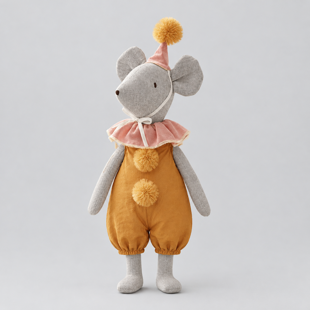 Nordic Christmas Mouse Doll product photo