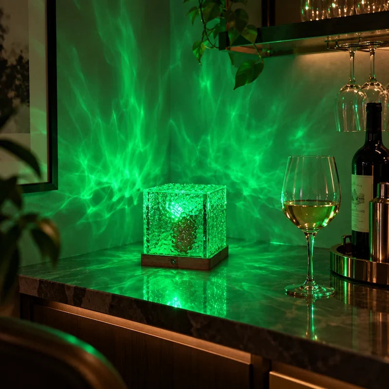 Northern Lights Cube Lamp, view 11