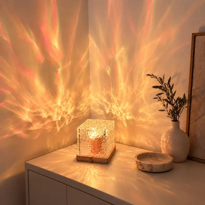 Northern Lights Cube Lamp, view 13