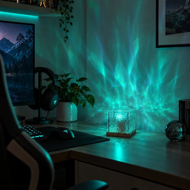 Northern Lights Cube Lamp, view 14