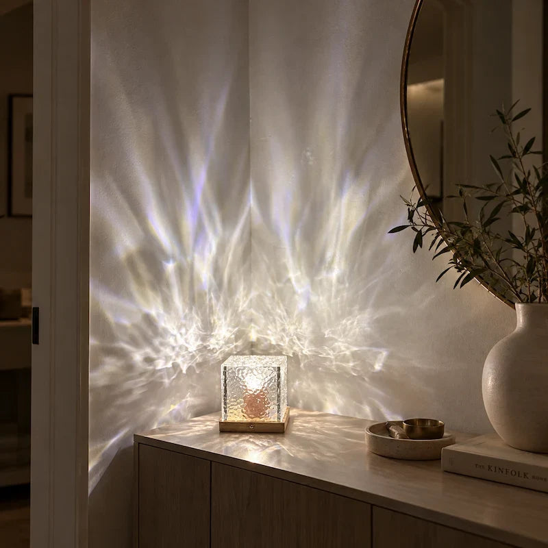 Northern Lights Cube Lamp, view 15