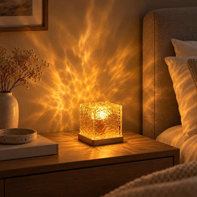 Northern Lights Cube Lamp, view 6