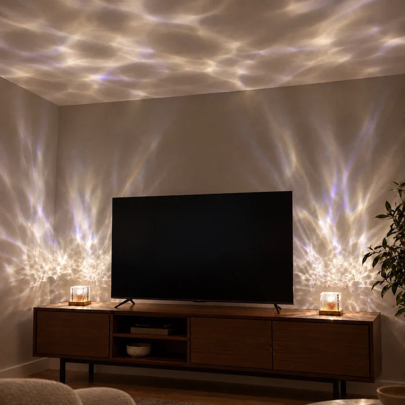 Northern Lights Cube Lamp, view 7