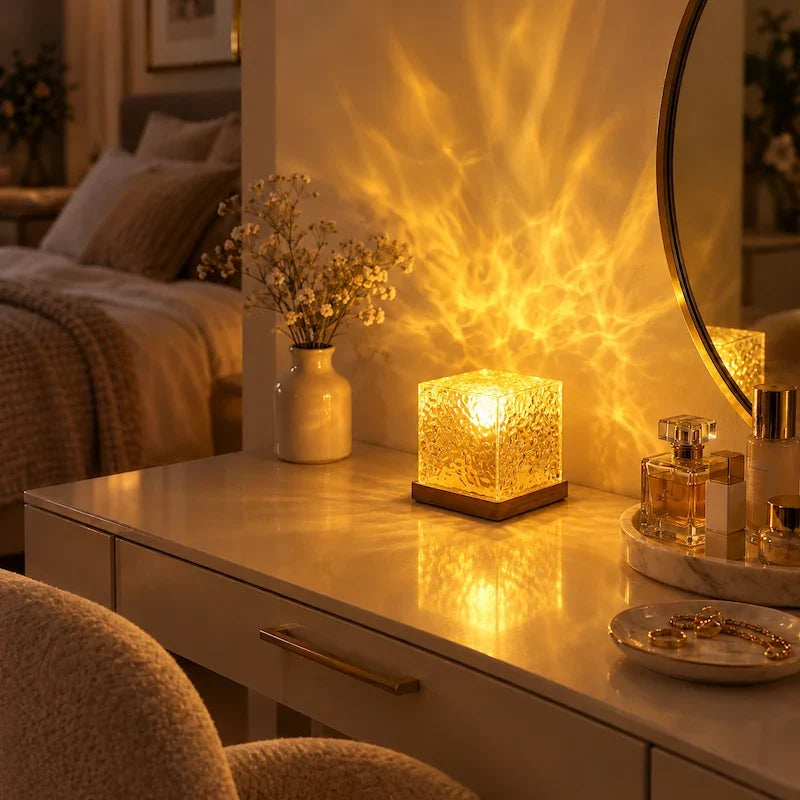 Northern Lights Cube Lamp, view 8