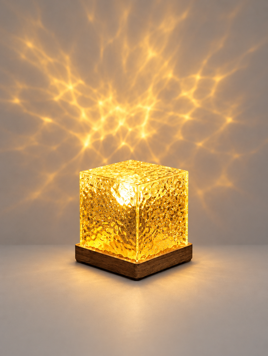 Northern Lights Cube Lamp product photo