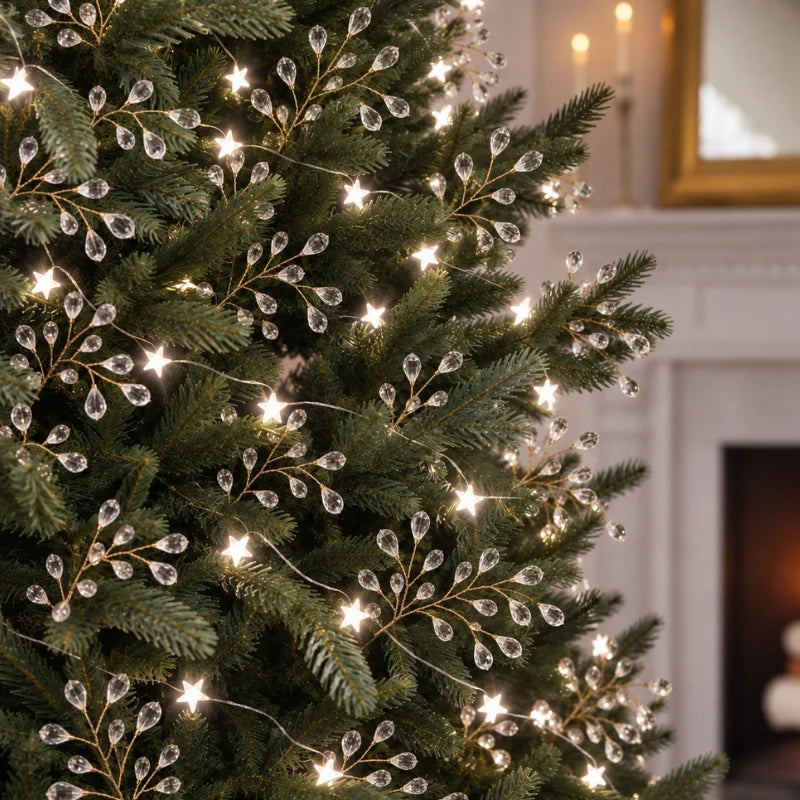 Pearl and Crystal Christmas Tree Picks, view 11