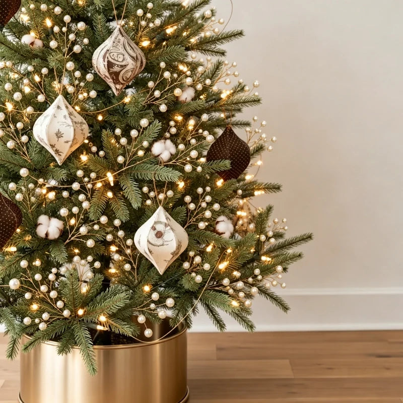 Pearl and Crystal Christmas Tree Picks, view 6