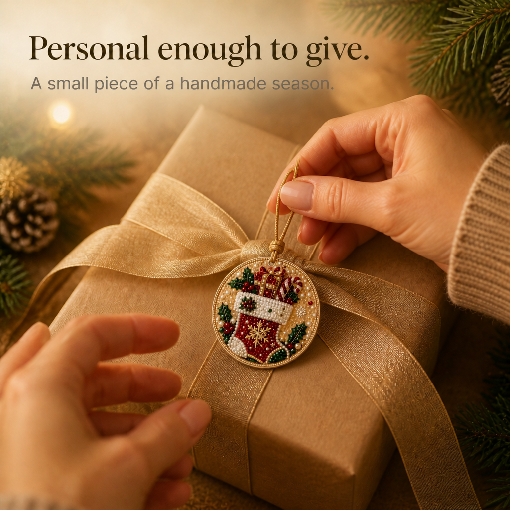 Pearl and Gemstone Christmas Ornament Kit, view 10