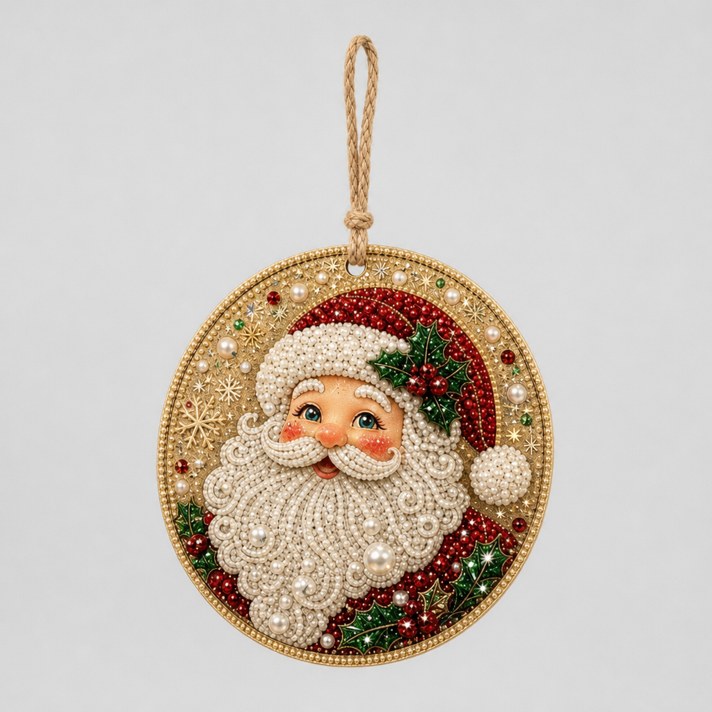 Pearl and Gemstone Christmas Ornament Kit product photo