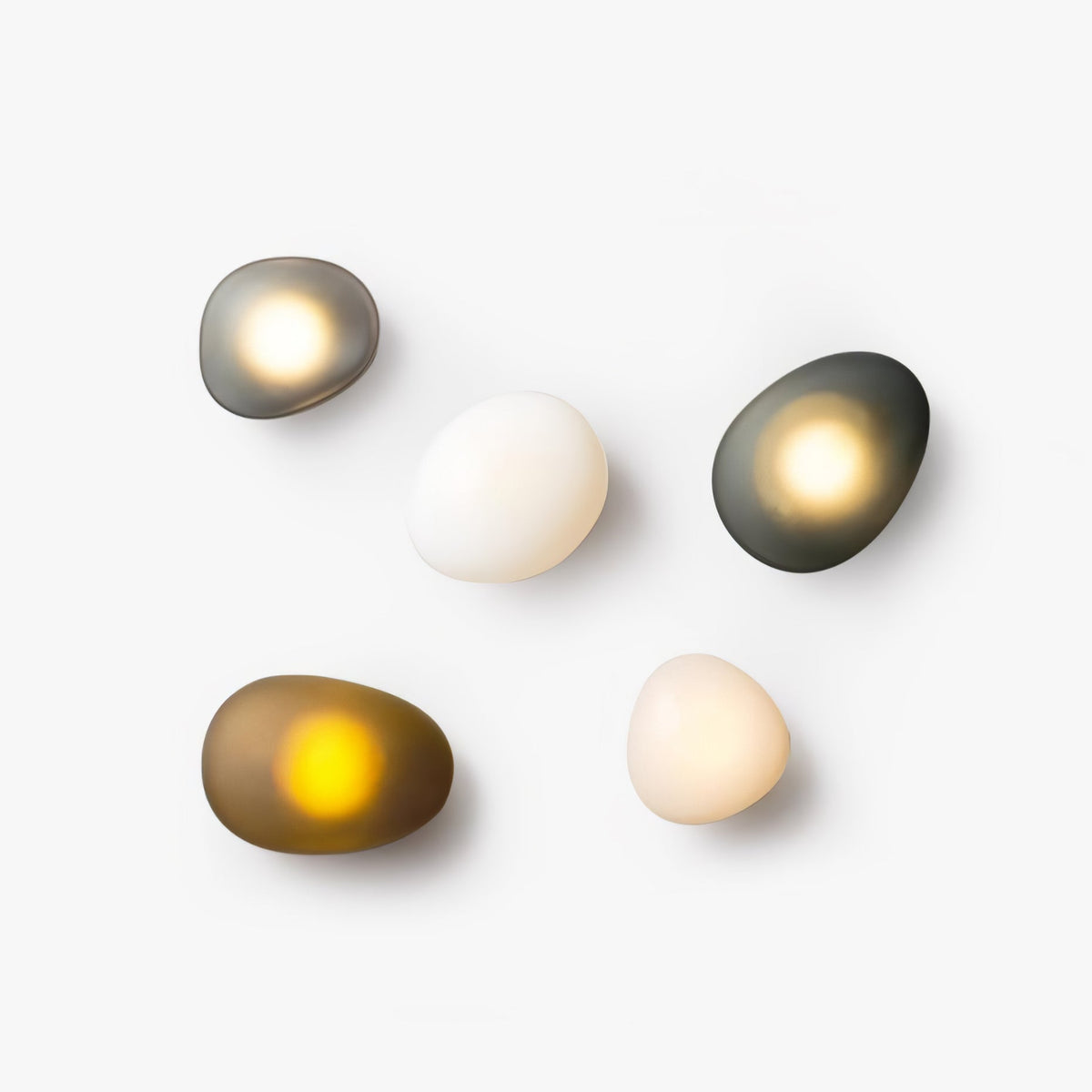 Pebble Glass Wall Lamp, view 1