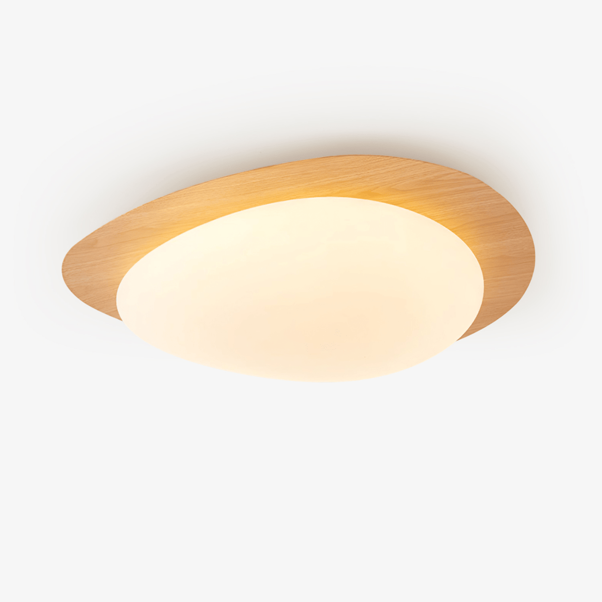 Pebble Wood Grain Ceiling Light, view 1