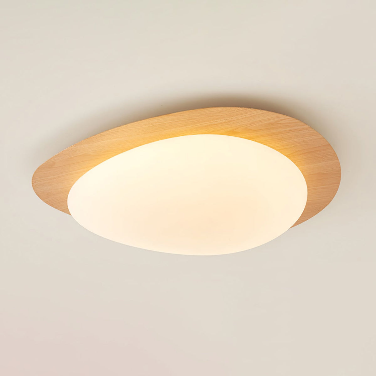 Pebble Wood Grain Ceiling Light, view 3