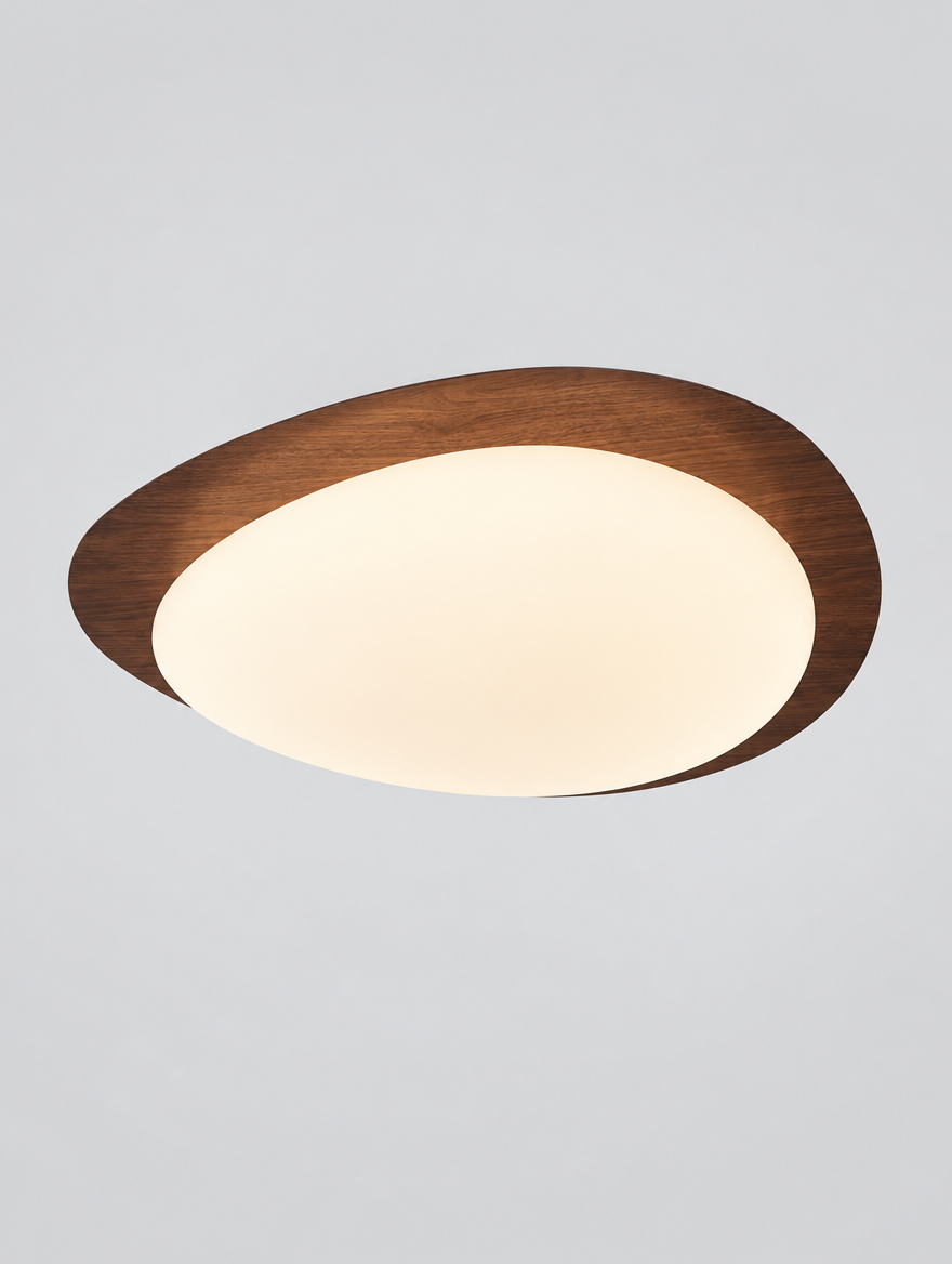 Pebble Wood Grain Ceiling Light product photo