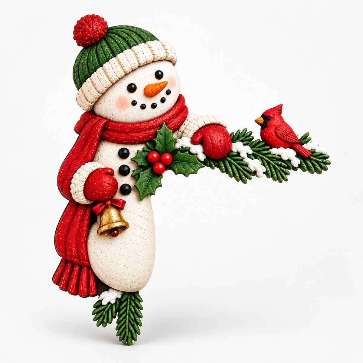 Peekaboo Santa Christmas Doorway Corner Decoration, Snowman