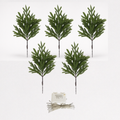 Pre-Lit Pine Branches with LED Lights, Green