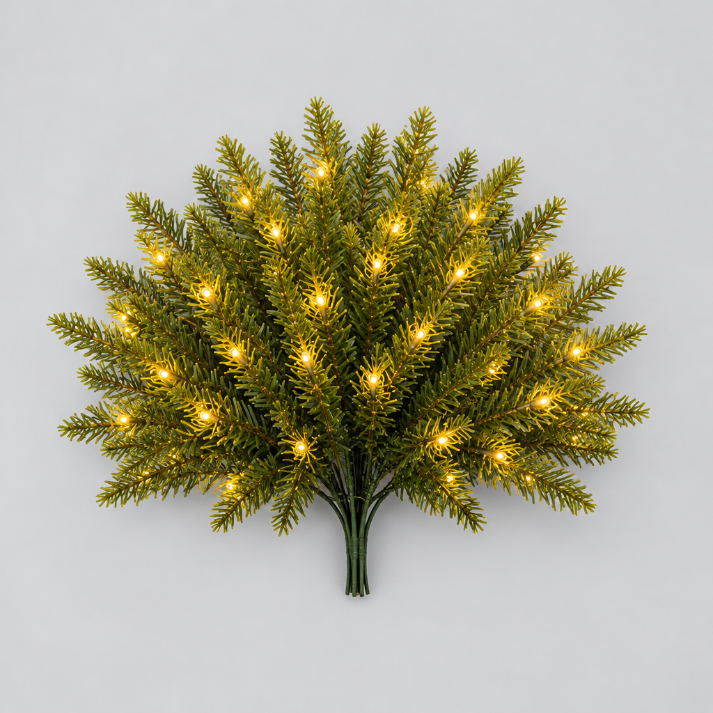 Pre-Lit Pine Branches with LED Lights product photo