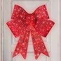 Pre-Lit Red Christmas Bow, view 1