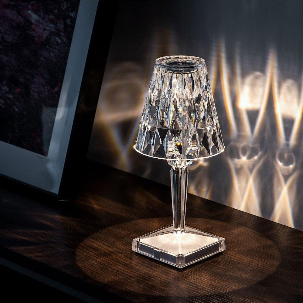 Rechargeable Crystal Table Lamp, view 1