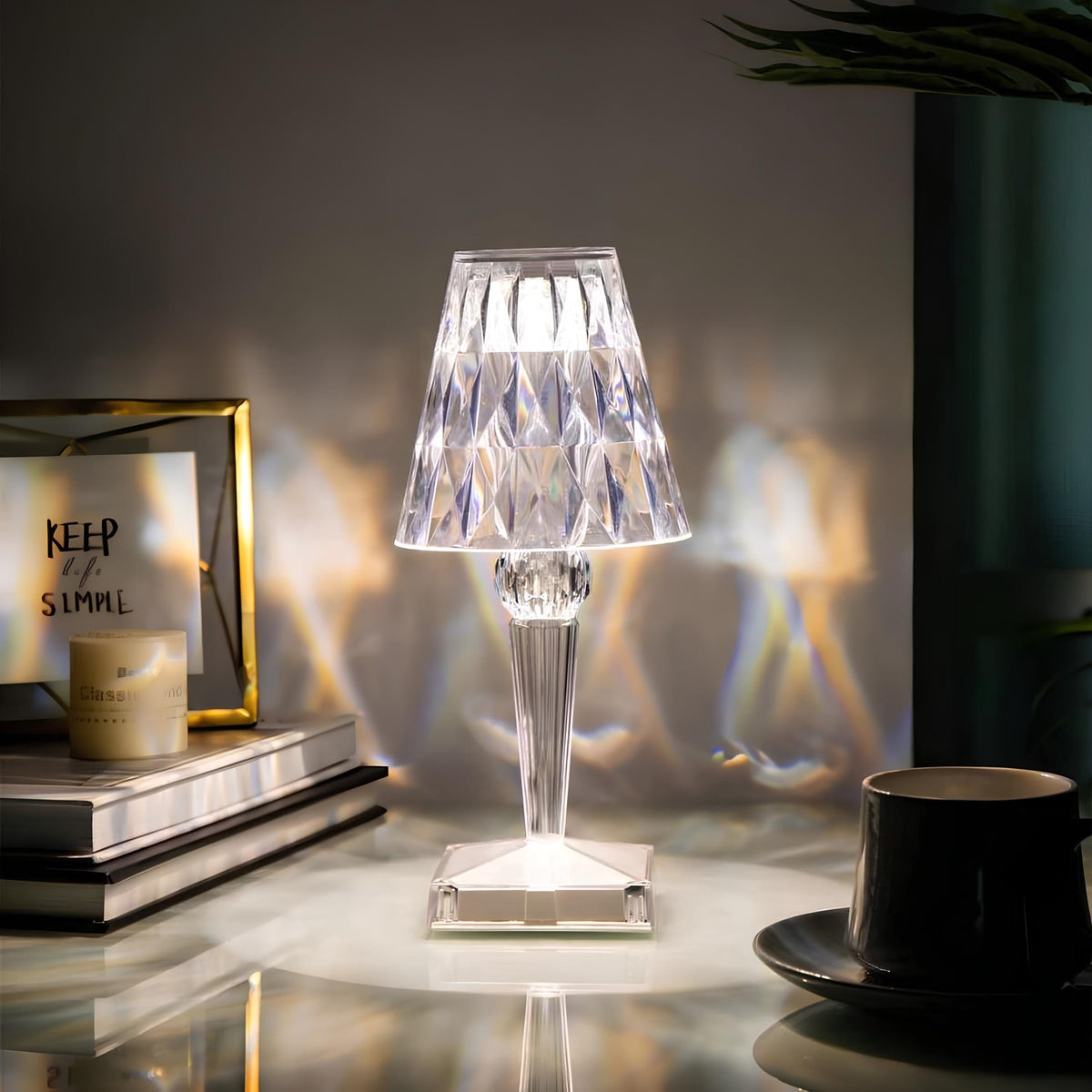Rechargeable Crystal Table Lamp, view 11