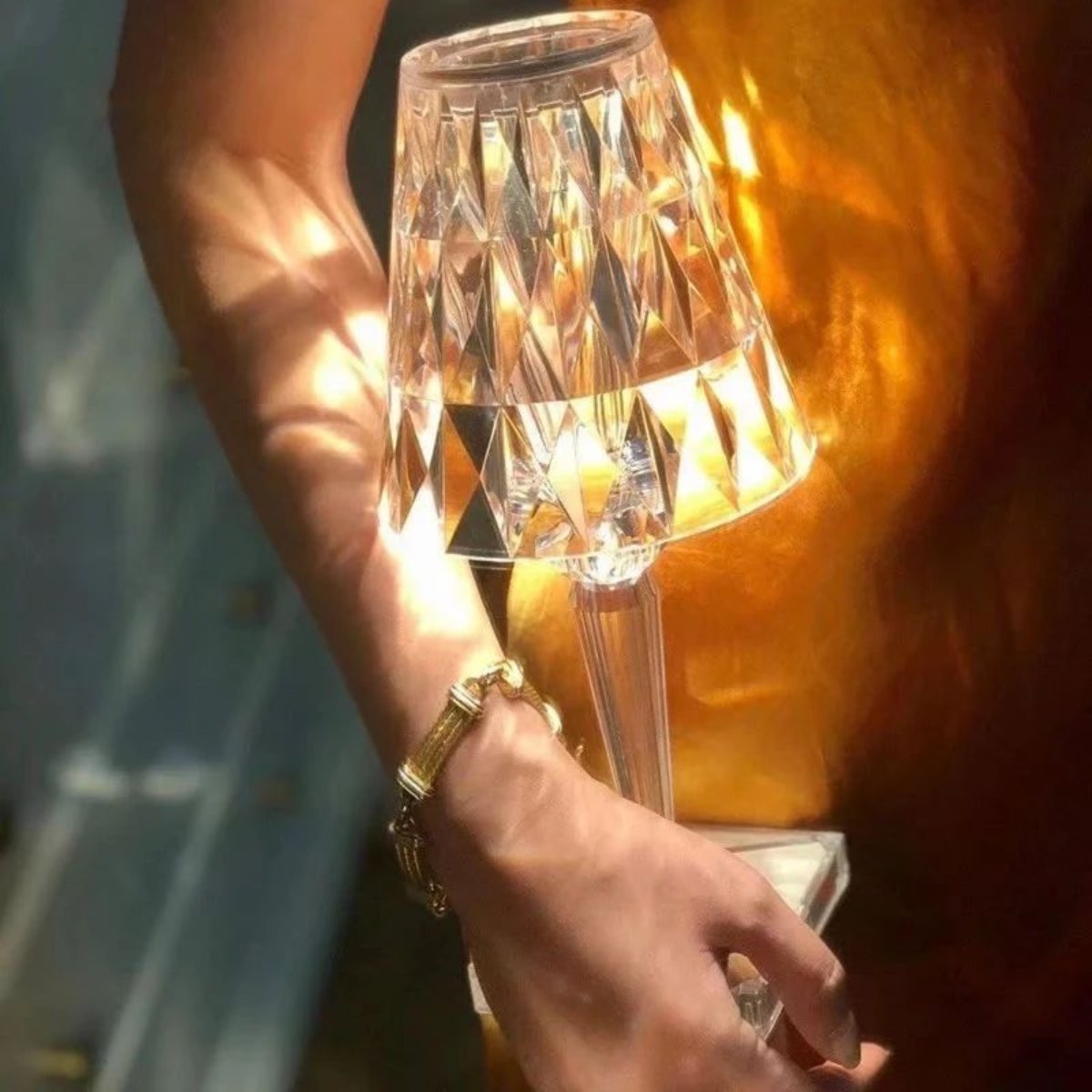 Rechargeable Crystal Table Lamp, view 15
