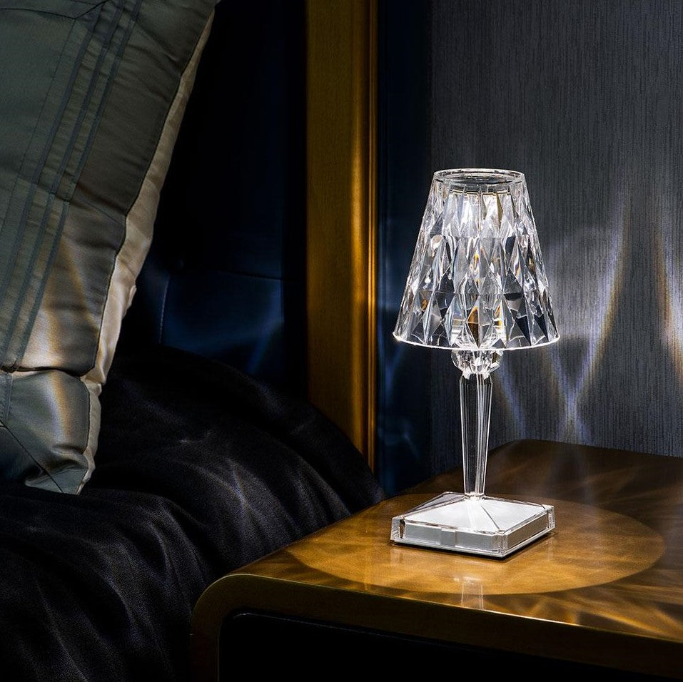 Rechargeable Crystal Table Lamp, view 3
