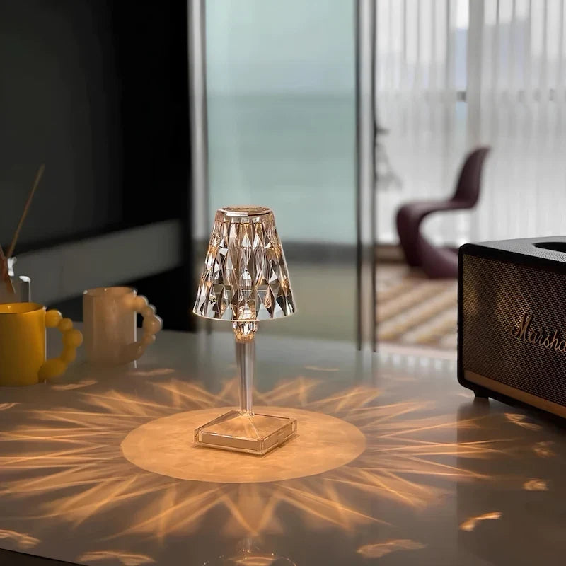 Rechargeable Crystal Table Lamp, view 9