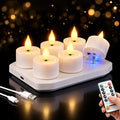 Rechargeable LED Tea Lights with Remote, view 8