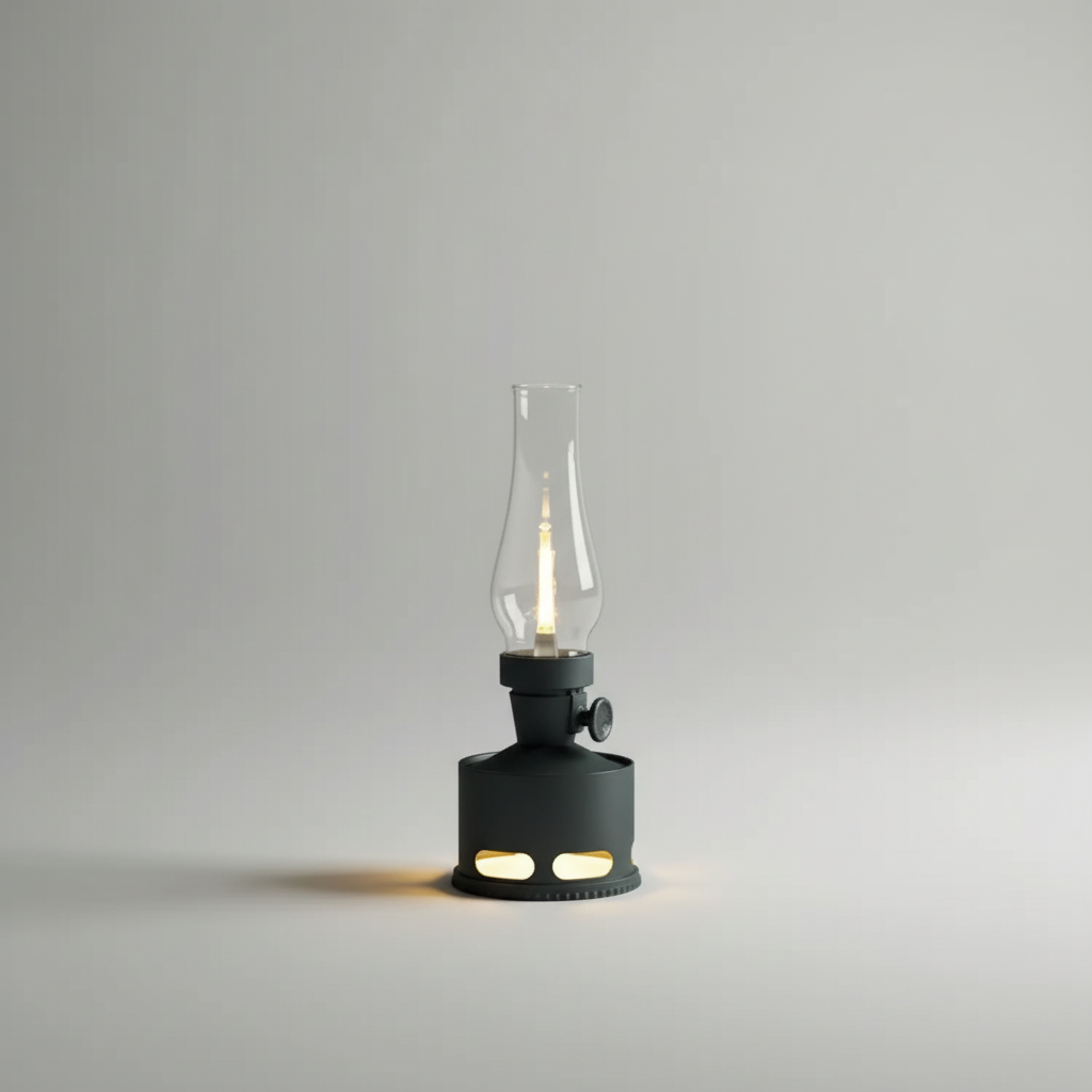 Rechargeable LED Lantern in green