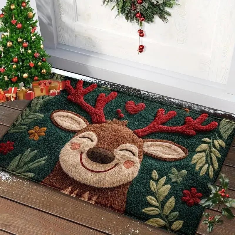 Reindeer Christmas Doormat, Reindeer