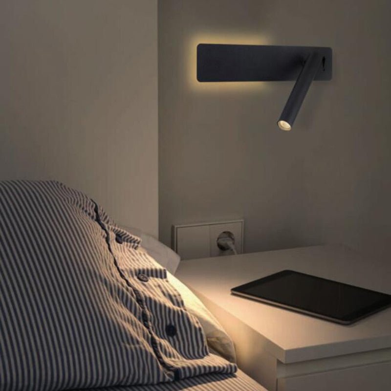 Rotating LED Wall Reading Lamp, view 3
