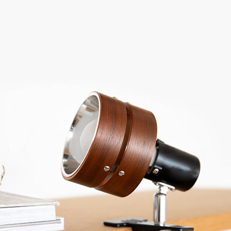 Round Wood Clip Lamp, photo 7