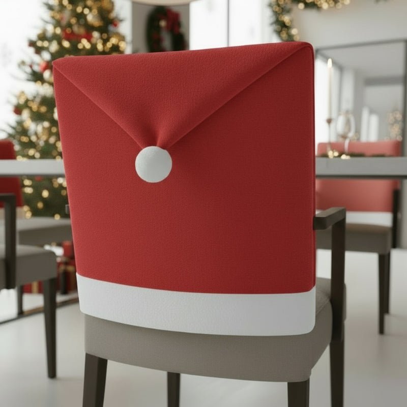 Santa Hat Chair Covers, Set of 2, view 4