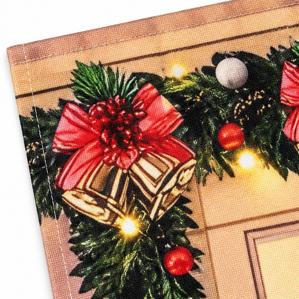 Santa Scene Christmas Door Cover, view 6