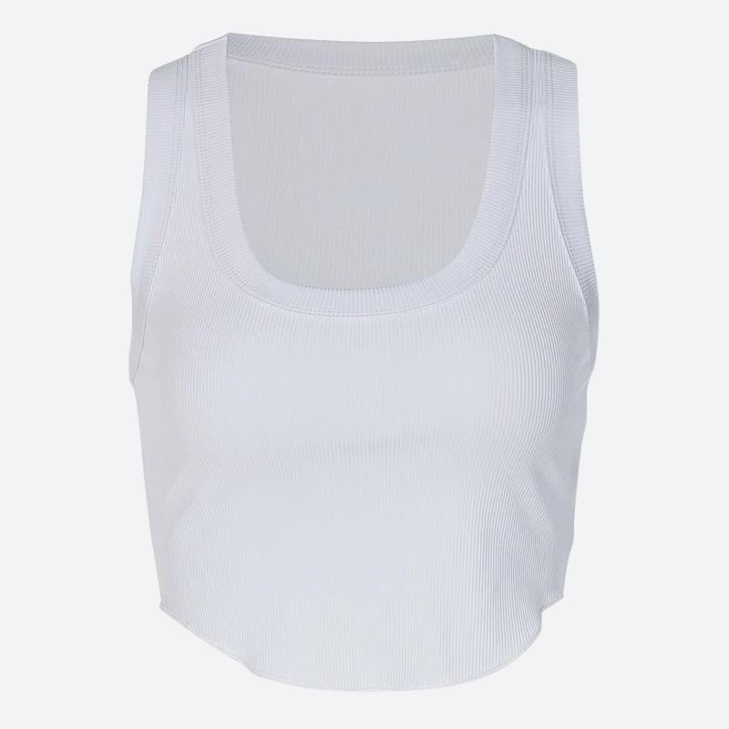 Scalloped Rib Crop Tank, extra view 3