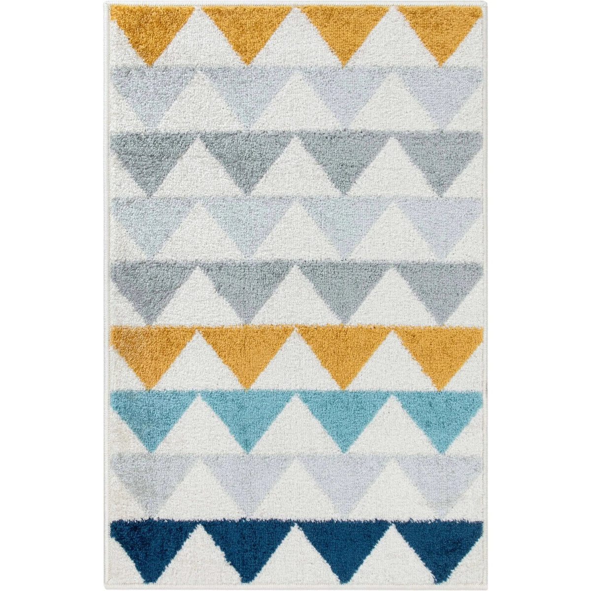 Scandinavian Triangle Pattern Rug, view 5