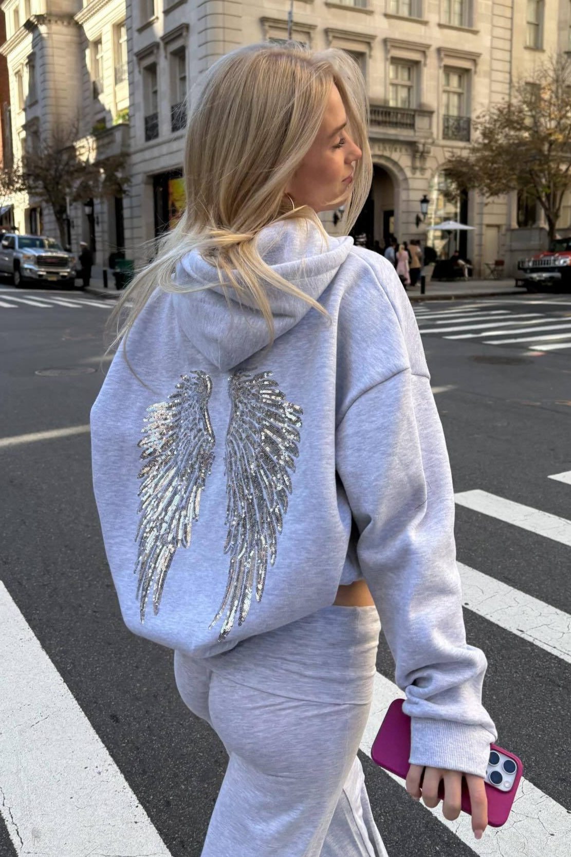 Sequin Wing Hoodie, extra view 2