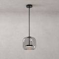 Smoked Glass Dome Pendant Light, view 2