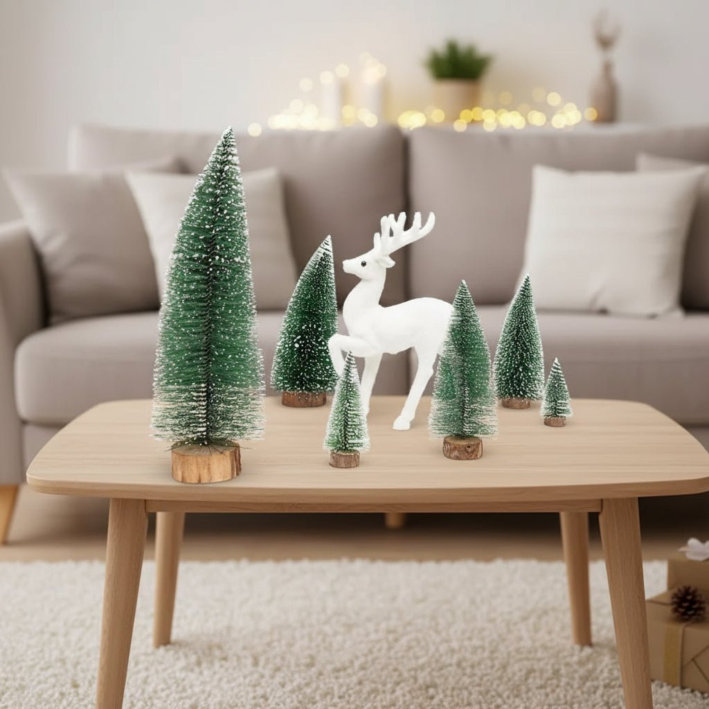 Snow-Covered Mini Pine Tree, view 4