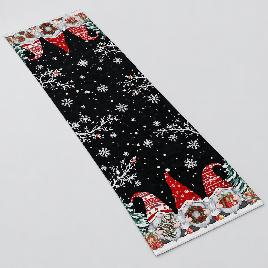 Snowflake Gnome Christmas Table Runner product photo